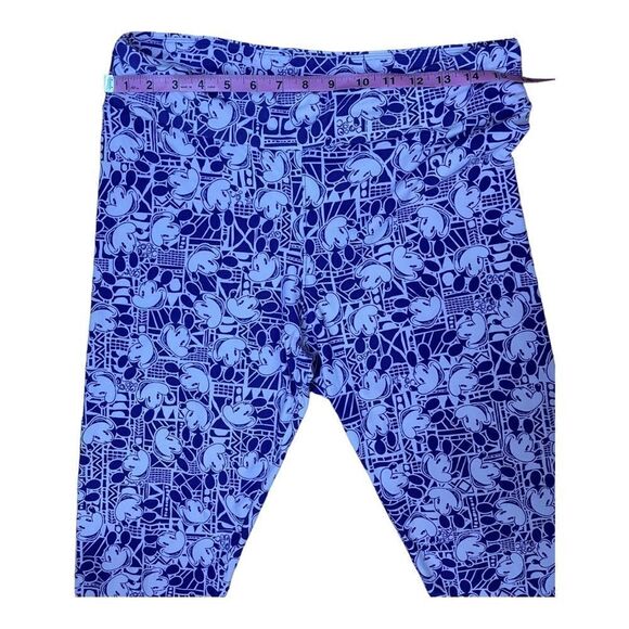 Lularoe Disney Leggings Mickey Mouse Purple White Tall Curvy Soft Stretchy - Picture 3 of 7